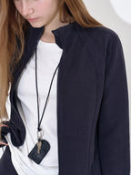 fano Stretch Long Sleeve Zip Front Sporty Standard Fit Women Solid Lounge Sets