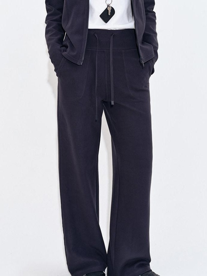 fano Breathable Stretch Minimalist Straight Drawstring Women Natural Waist Sweatpants