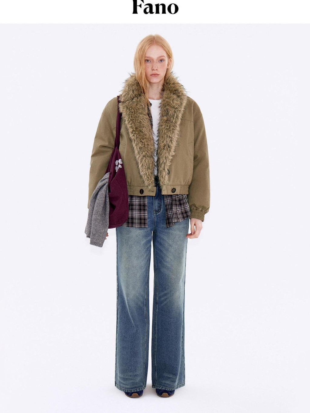 fano Shape Retaining Vintage Distressed Mid Rise Women Blue Straight Leg Jeans