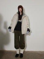 Lofi choose High Waist Washed Vintage Olive Zipper Fly Non Stretch Women Wide Leg Jeans