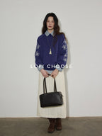 Lofi choose Breathable Lyocell Blend Pleated Loose Commuter Elastic Waist Maxi Skirts