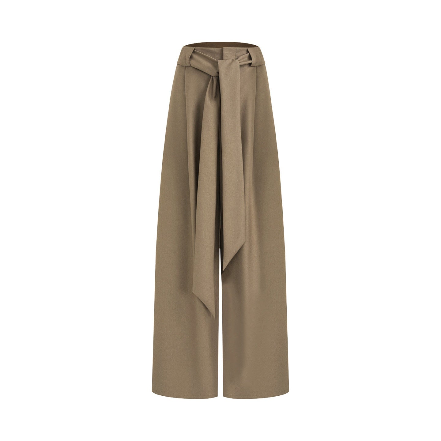 unspoken_Minimal_Slim_Tailored_Blazer_High_Waist_Long_Pants_Women_Brown_Top_&_Pants_Sets_MISSTT