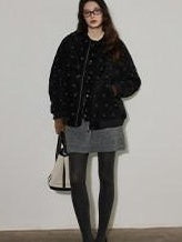 Lofi choose Thick Warm Vintage Loose Floral Womens 90Pc White Duck Down Jackets