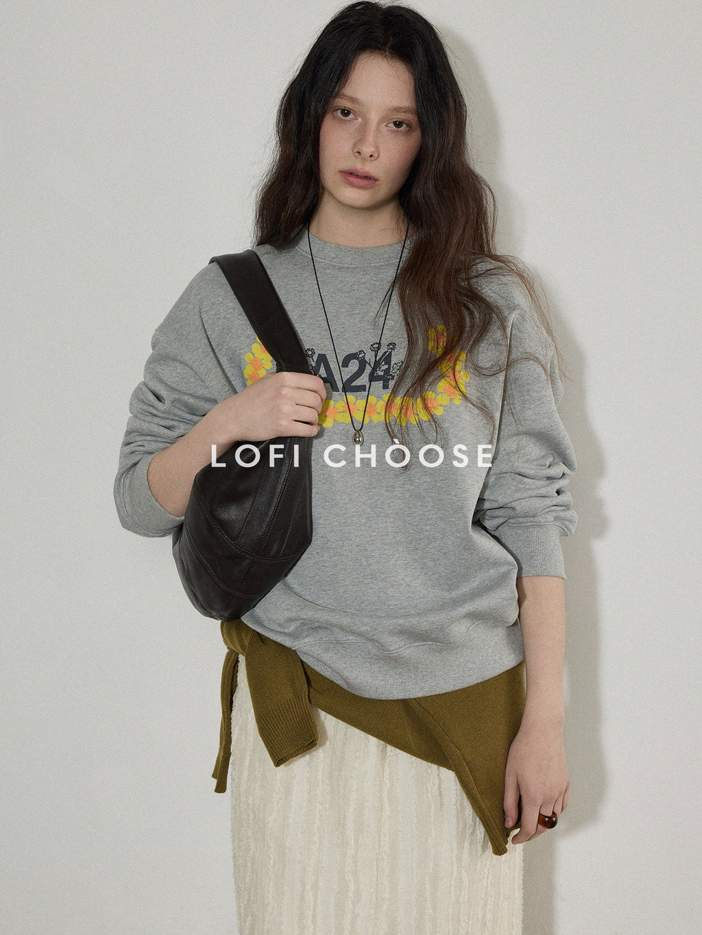 Lofi_choose_100%_Cotton_Relaxed_Crewneck_Long_Sleeve_Women_Commuter_Gray_Sweatshirt_MISSTT