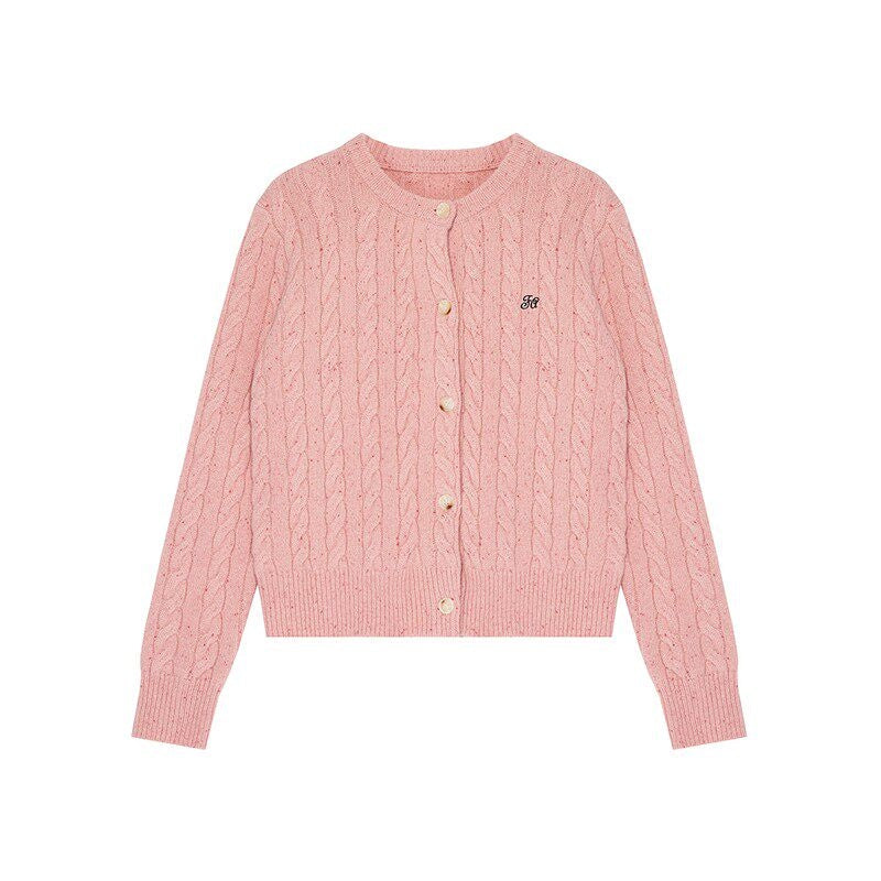 fano_Pure_Lambswool_Minimal_Commuter_Low_Round_Neck_Button_Knitwear_Women_Cardigans_MISSTT