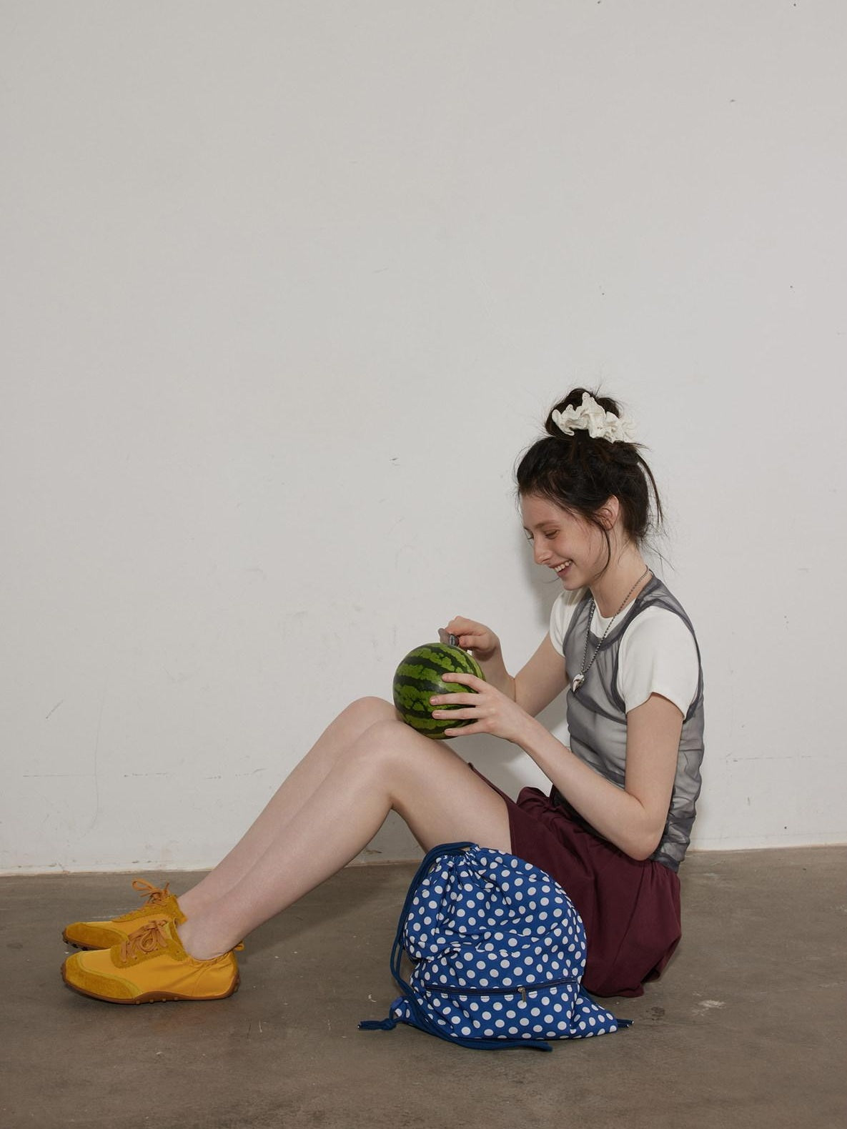 Lofi choose High Waist Lined A Line Puff Office Chic Beige Aubergine Mini Skirts