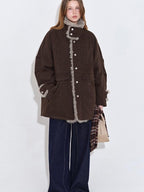 fano 90 Percent White Duck Down Warm Workwear Straight Midlength Womens Down Jackets