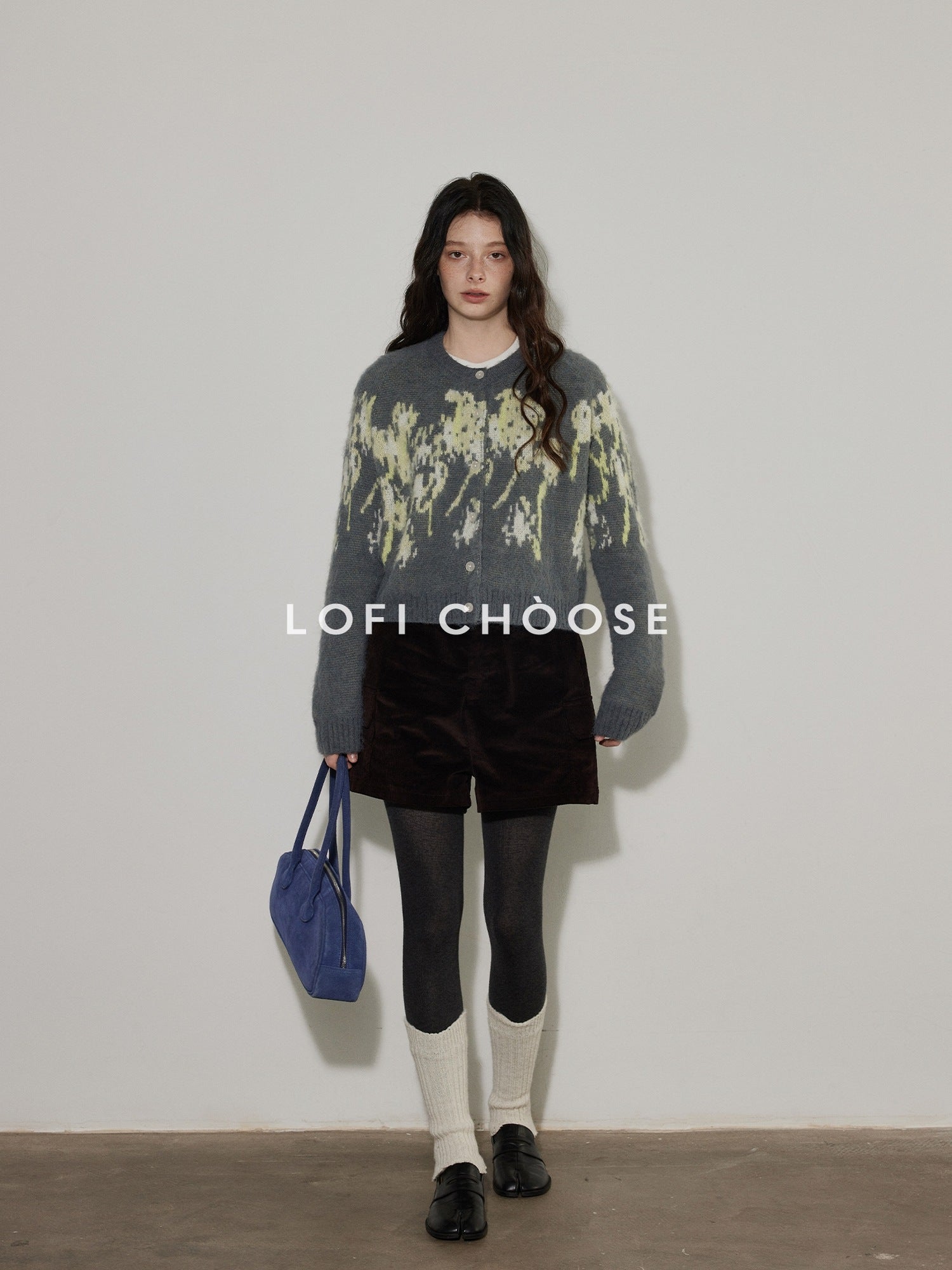 Lofi choose High Waist Vintage Striped Wide Leg Womens Rust Brown Casual Chic Mini Shorts