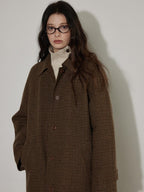 Lofi choose Cozy Thick Commuter Loose Fit Long Sleeve Women Solid Oatmeal Grey Sweaters