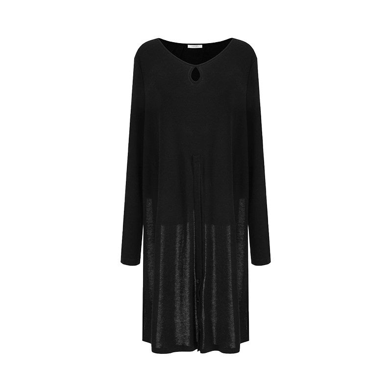 unspoken_Soft_Stretch_Slim_Fit_Minimal_Commuter_Knit_Pullover_For_Women_Black_Sweaters_MISSTT