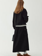 fano Detachable Padded Liner Casual Loose Women Pocket Poly Stretch Cropped Jackets