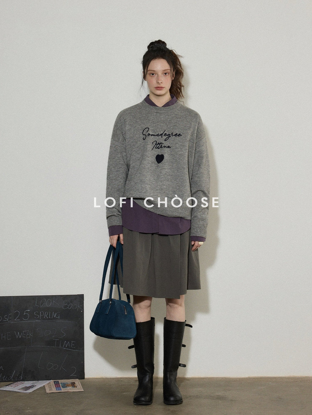 Lofi choose Pure Cotton Relaxed Fit Button Front Turn Down Collar Women Workwear Shirts