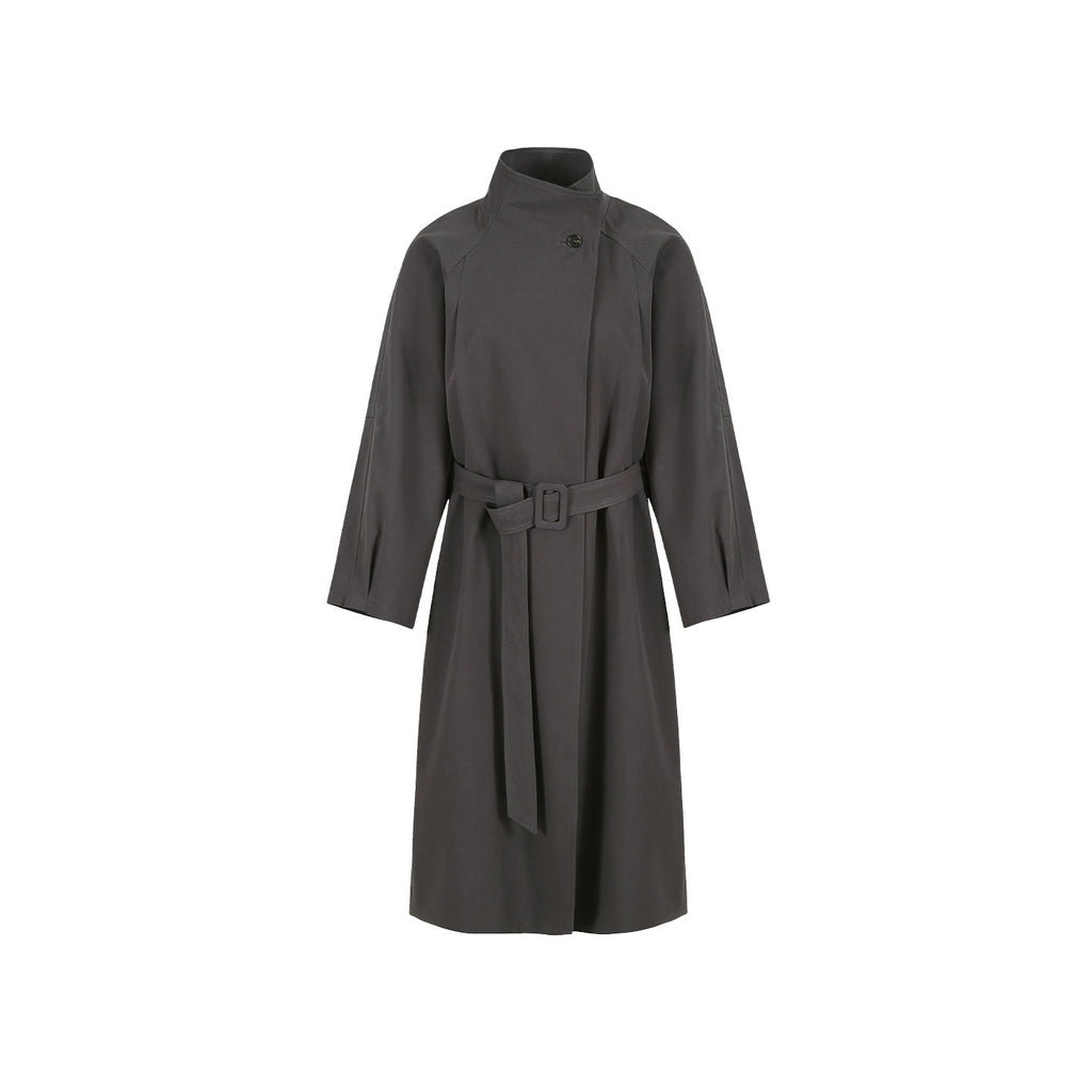 fano_Cotton_Lyocell_Mid_Length_Single_Breasted_Straight_Women_Brown_Trench_Coats_MISSTT