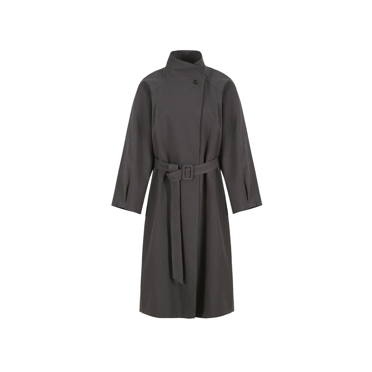 fano_Cotton_Lyocell_Mid_Length_Single_Breasted_Straight_Women_Brown_Trench_Coats_MISSTT