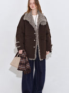 fano 90 Percent White Duck Down Warm Workwear Straight Midlength Womens Down Jackets