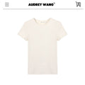 audreyyang_Viscose_Cotton_Slim_Fit_Casual_Round_Neck_Women_Solid_Short_Sleeve_T-Shirts_MISSTT