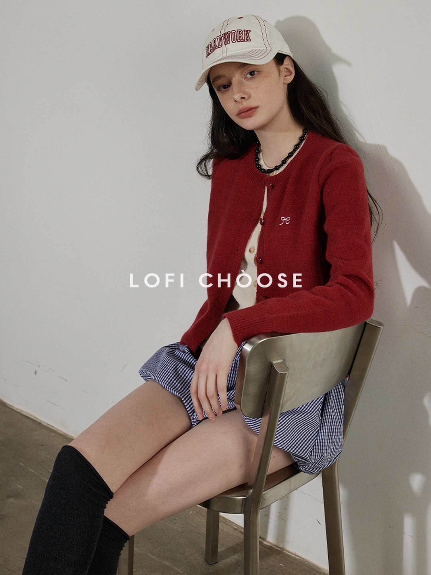 Lofi choose Cozy Lightweight Loose Fit Long Sleeve Office Women Knitwear Cardigans