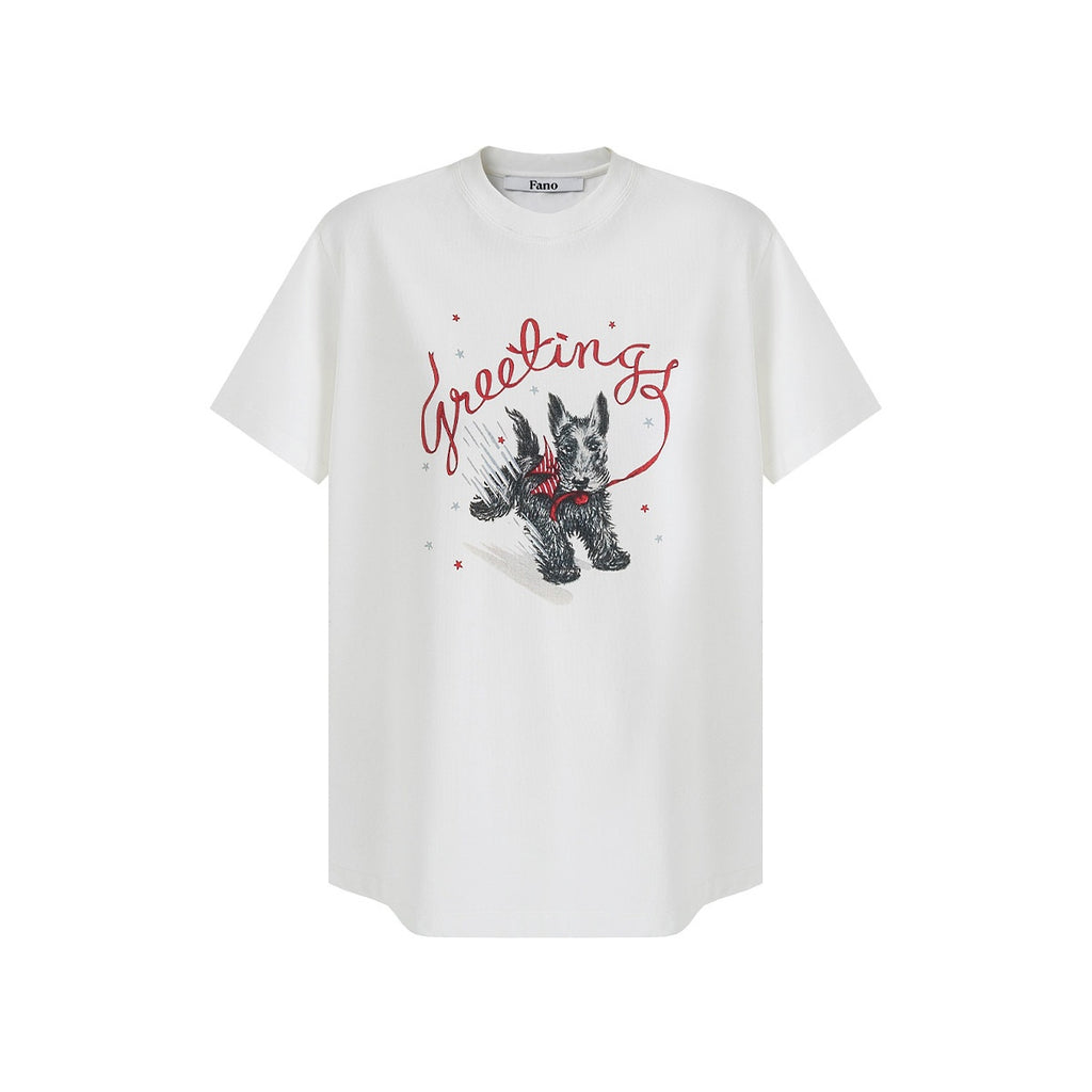 fano_Cotton_Blend_Korean_Loose_Fit_Crewneck_Women_White_Printed_Short_Sleeve_T-Shirts_MISSTT