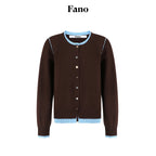 fano_Pure_Wool_Commuter_Regular_Fit_Roundneck_Colorblock_Women_Brown_Knit_Cardigans_MISSTT