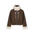 fano_Insulated_Stand_Collar_Straight_Fit_Commuter_Dark_Coffee_Zipper_Puffer_Jackets_MISSTT