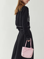 fano Foldable Washable Minimalist Casual Bow Detail Unisex Commuter Boxy Tote Bags