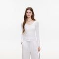 ikyou_Breathable_V-neck_Slim_White_Pullover_Women_Cropped_Long_Sleeve_Crop_Tops_MISSTT