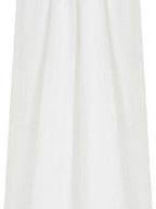 fano Soft Cotton Tencel Aline Sleeveless Crew Natural Travel Girls White Maxi Dresses
