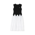 ikyou_Office_Minimal_3D_Detail_A_Line_Sleeveless_Round_Neck_Black_White_Maxi_Dresses_MISSTT