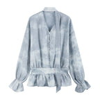 someone_sometimes_Glacier_Blue_Polyester_V-neck_Long_Bell_Sleeve_Loose_Fit_Office_Work_Blouses_MISSTT