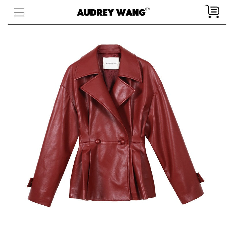 audreyyang_100_Percent_Polyester_Loose_Fit_Burgundy_Women_Wide_Leg_Pants_MISSTT