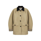 fano_Patchwork_Plaid_Oversized_Street_Mid_Length_Cotton_Blend_Women_Trench_Coats_MISSTT
