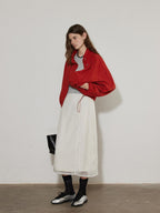 Lofi choose Breathable Drawstring Hem Loose Fit Stand Collar Women Zip Cropped Jackets