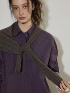 Lofi choose Pure Cotton Relaxed Fit Button Front Turn Down Collar Women Workwear Shirts