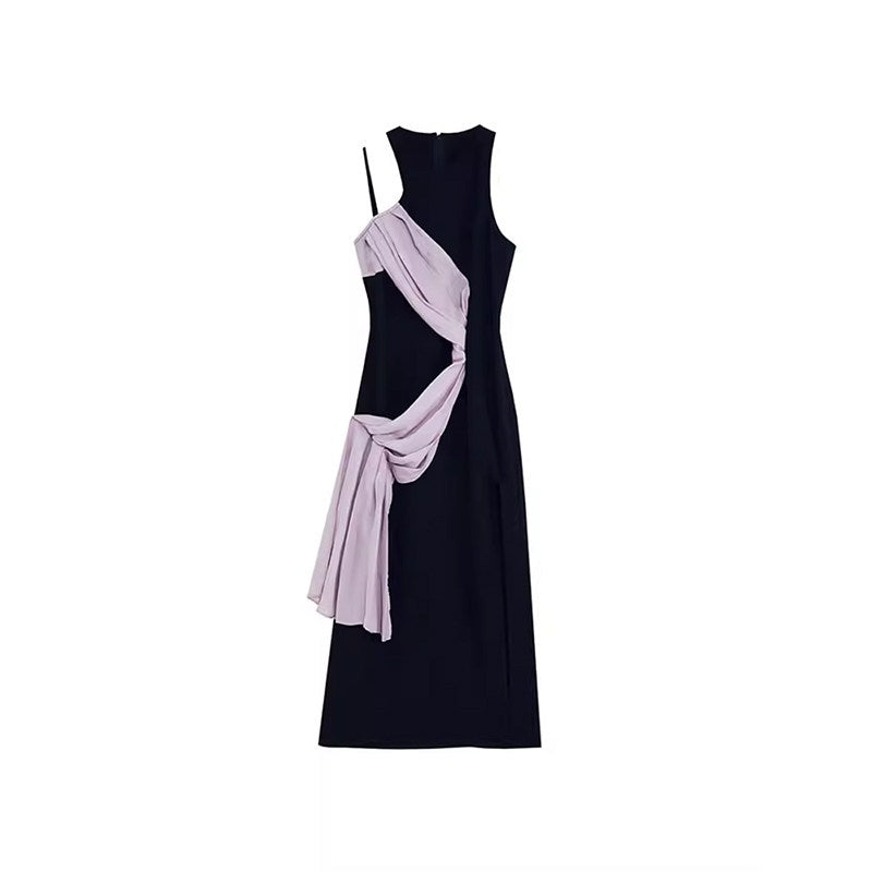 unspoken_Sleek_Slim_Fit_Spaghetti_Strap_Workwear_Dress_Women_Solid_Color_Maxi_Dresses_MISSTT