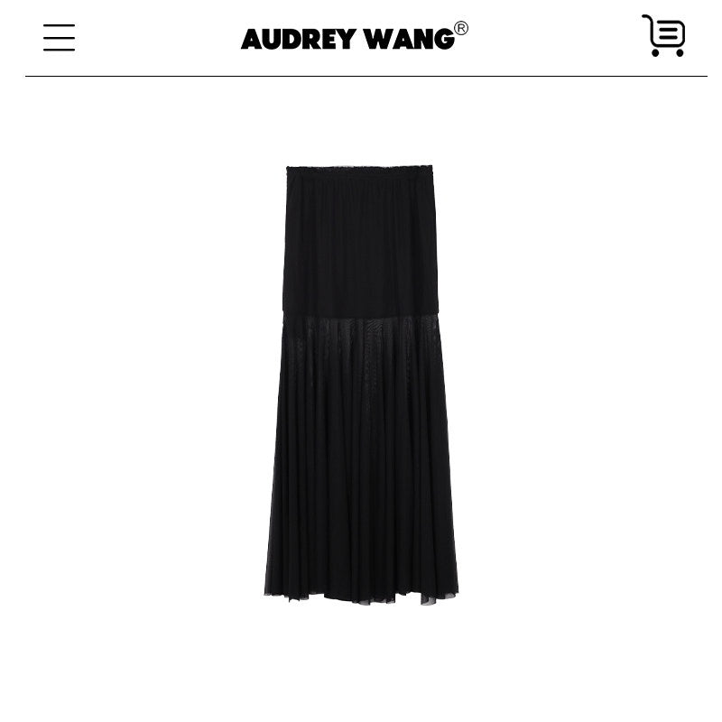 audreyyang_Beaded_V-neck_Vest_Mid_Length_Skirt_Office_Women_Black_Top_&_Skirt_Sets_MISSTT