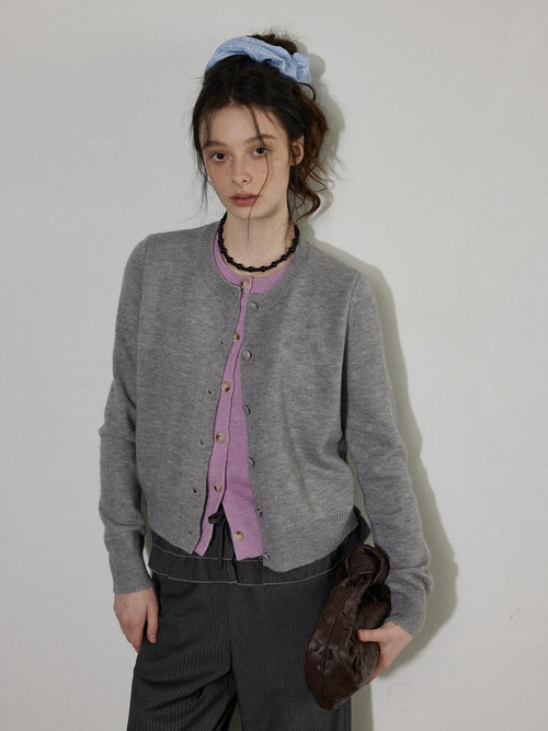 Lofi choose Cozy Lightweight Loose Fit Long Sleeve Office Women Knitwear Cardigans