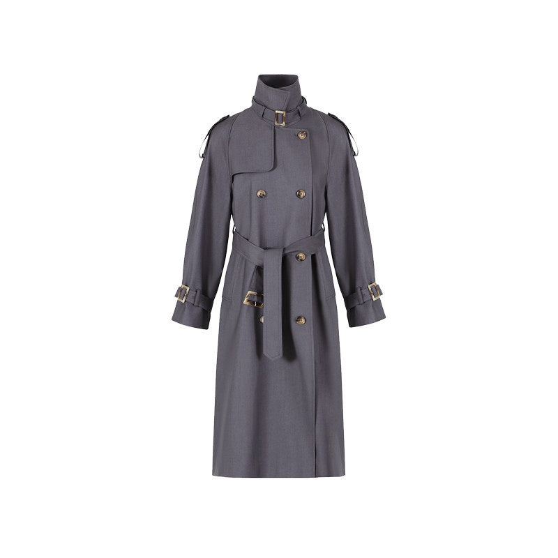fano_Double_Breasted_Button_Loose_Fit_Raglan_Sleeve_Commuter_Women_Khaki_Trench_Coats_MISSTT