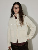 Lofi choose Brushed Cotton Vintage Loose Fit Collared Longsleeve Womens Red Plaid Shirts