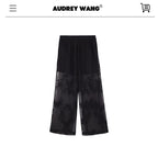 audreyyang_Chic_Two_Piece_Polyester_V-neck_Long_Sleeve_Set_Women_Black_White_Wide_Leg_Pants_MISSTT