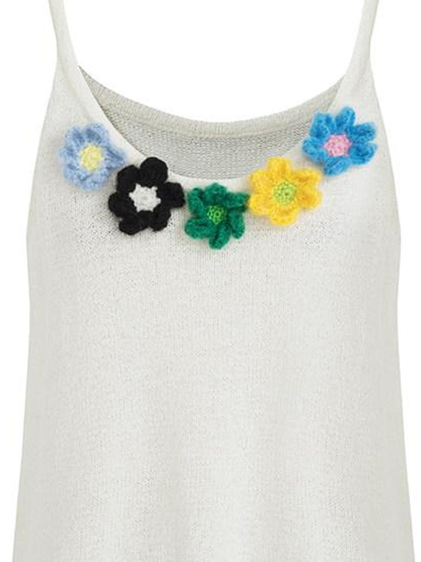 fano Soft Acrylic Nylon Loose Short Commuter Solid White S M L Camisoles