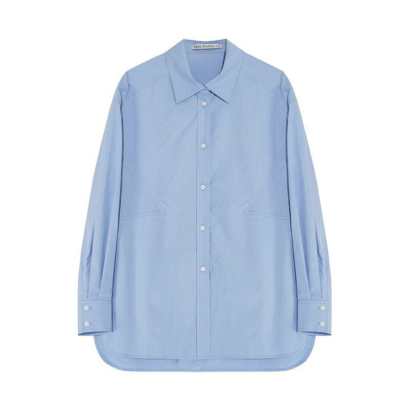 fano_Breathable_100_Percent_Cotton_Button_Stand_Collar_Straight_Minimal_Women_Shirts_MISSTT