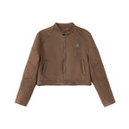 ikyou_Resilient_Vintage_Slim_3D_Women_Stand_Collar_Zip_Brown_Cropped_Jackets_MISSTT