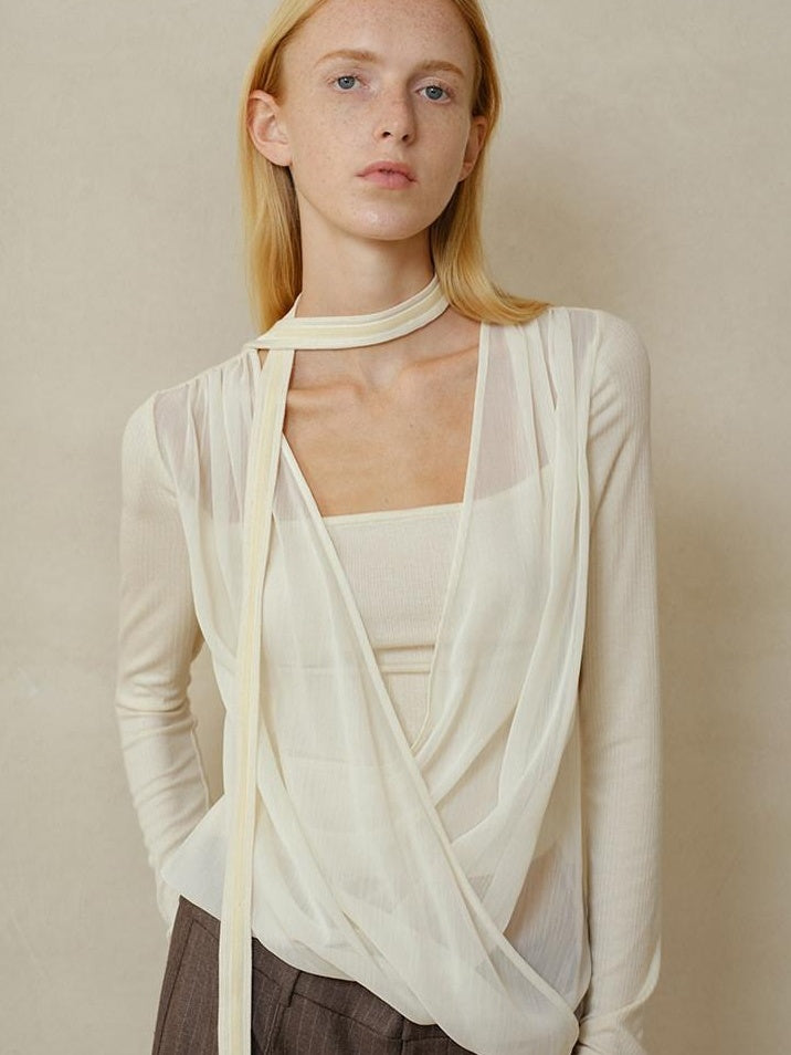 someonesometimes Soft Wool Blend Slim Round Neck Long Sleeve Women Almond Beige Knit Cardigans