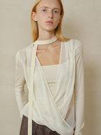someonesometimes Soft Wool Blend Slim Round Neck Long Sleeve Women Almond Beige Knit Cardigans