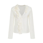 unspoken_V-neck_3D_Detail_Slim_Fit_Office_Women_Breathable_White_Blouses_MISSTT