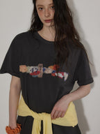Lofi choose Breathable Loose Fit Commuter Crew Neck Text Print Short Sleeve T-Shirts