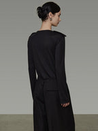 unspoken Breathable Skin Friendly Minimal Slim Fit Button Women Office Knitwear Cardigans
