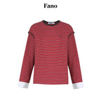 fano_Comfort_Cotton_Stretch_Striped_Korean_Loose_Fit_Women_Long_Sleeve_T-Shirts_MISSTT