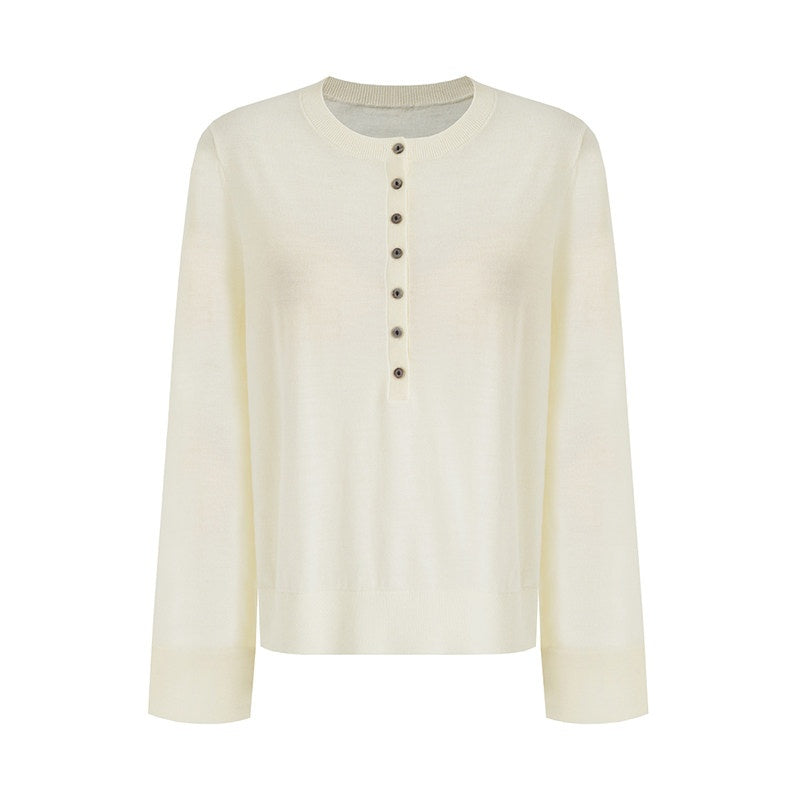 unspoken_Pure_Wool_Minimalist_Loose_Pullover_Crew_Neck_Women_Knit_Cardigans_MISSTT