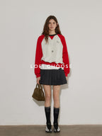 Lofi choose Cozy Colorblock Relaxed Fit Long Sleeve Crewneck Women Office Casual Sweatshirt